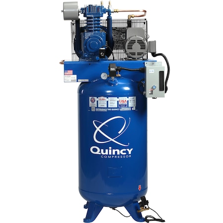 Quincy Compressor MgStrtr, Aftrclr, AutoDrn, 251C80VCBM23 451CS80VCBM